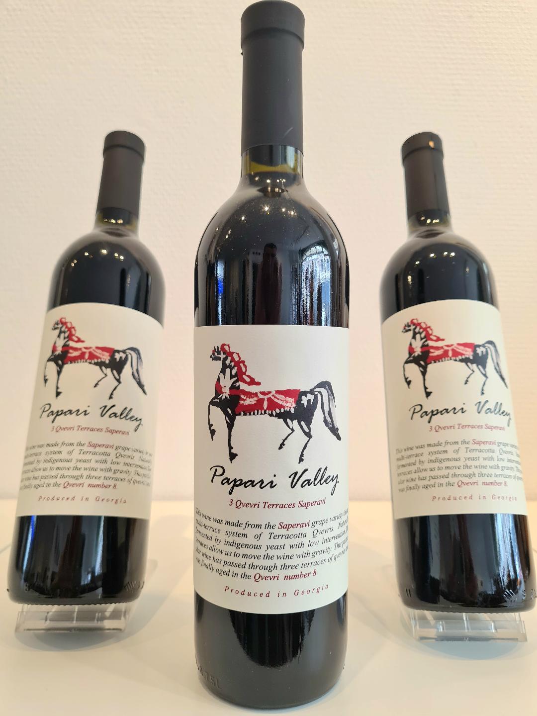 Georgië : Saperavi Papari Valley 3 Quevri € 26.00